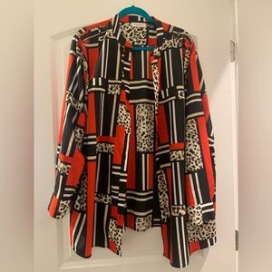 Calvin Klein button up blouse